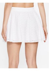 Glamorous Spódnica trapezowa AN4457 Biały Regular Fit. Kolor: biały. Materiał: bawełna #3