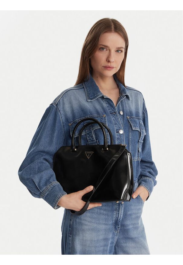 Guess Torebka HWNG94 96060 Czarny. Kolor: czarny. Materiał: skórzane