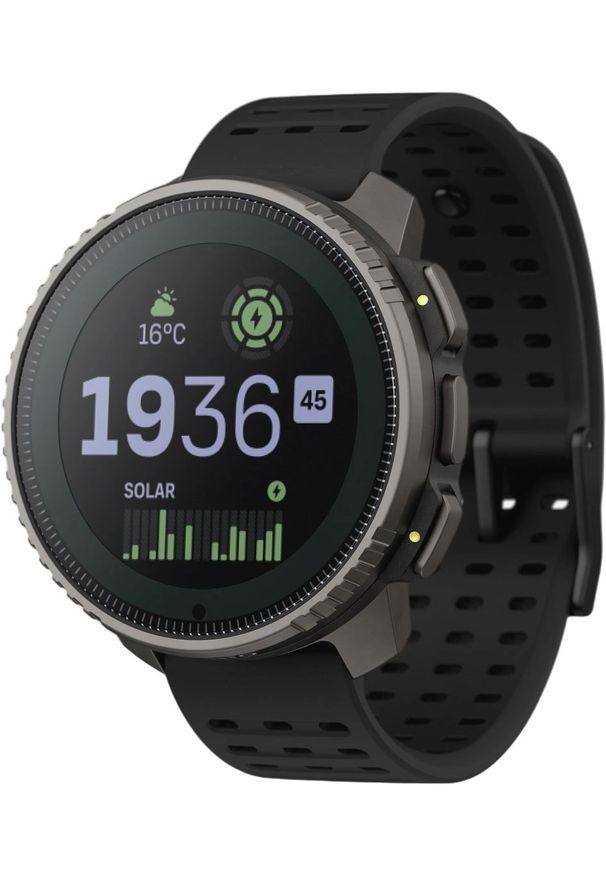 SUUNTO - Zegarek sportowy Suunto Vertical Titanium Solar Black (SS050858000). Styl: sportowy