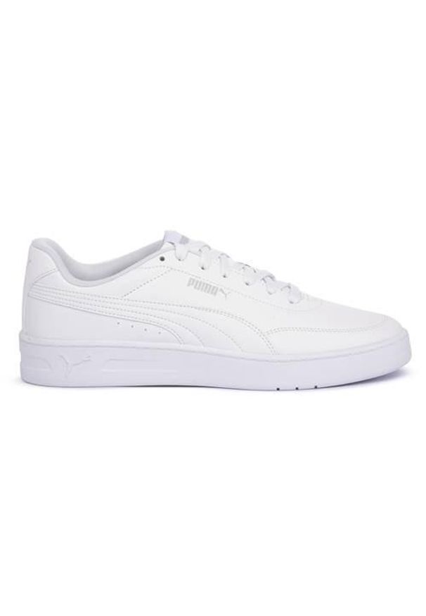 Buty do chodzenia męskie Puma 02 Court Classic. Kolor: biały. Materiał: materiał, syntetyk. Szerokość cholewki: normalna. Sport: turystyka piesza