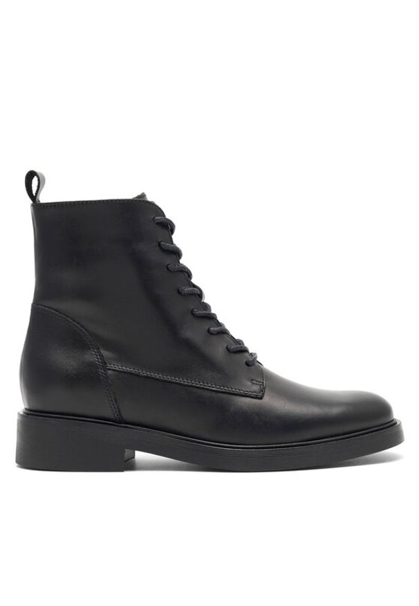 Gino Rossi - GINO ROSSI Trzewiki ANITA-25205PE Czarny. Kolor: czarny. Materiał: skóra