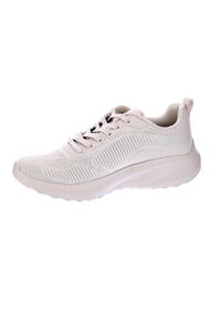 skechers - Buty na co dzień damskie SKECHERS BOBS SQUAD CHAOS - FACE OFF lekkie. Okazja: na co dzień. Kolor: różowy, wielokolorowy, beżowy. Sport: fitness