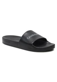 Calvin Klein Swimwear Klapki One Mold Slide KM0KM00697 Czarny. Kolor: czarny #1