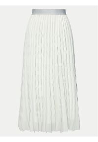 Tatuum Spódnica plisowana Loko T2409.175 Biały Regular Fit. Kolor: biały. Materiał: syntetyk