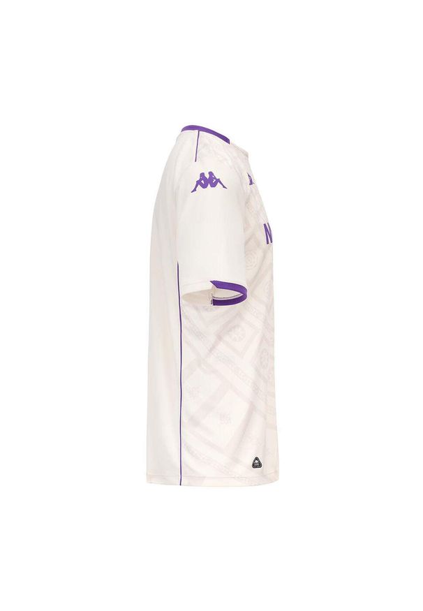 Kappa - Koszulka wyjazdowa Fiorentiny 2025/26. Kolor: biały. Sport: piłka nożna