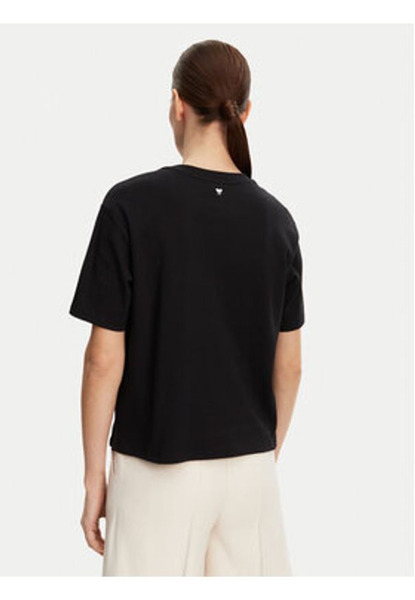 Weekend Max Mara T-Shirt Lecco 2515941052 Czarny Boxy Fit. Kolor: czarny. Materiał: bawełna