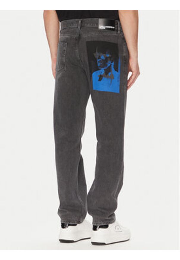 Karl Lagerfeld Jeans Jeansy A2M10131 Szary Straight Fit. Kolor: szary