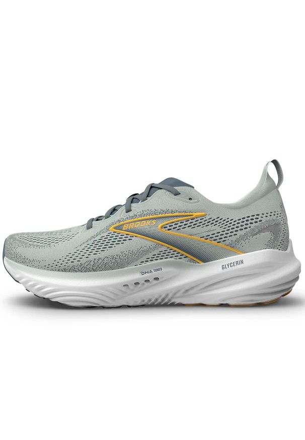 Buty Do Biegania Brooks Glycerin 22 Dorosłych. Kolor: szary. Sport: bieganie