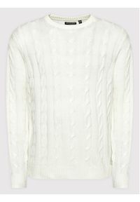 Brave Soul Sweter MK-181MAOC Beżowy Regular Fit. Kolor: beżowy. Materiał: syntetyk #3