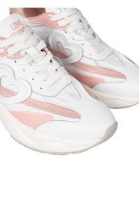 Love Moschino Sneakersy | JA15326G1MIQF | Kobieta | Biały. Okazja: na co dzień. Kolor: biały. Materiał: tkanina, skóra #3