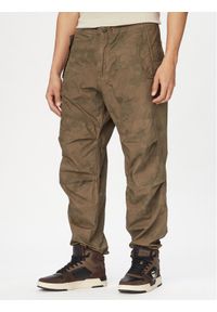 G-Star RAW - G-Star Raw Spodnie materiałowe Snow Track D28374-E397 Khaki Regular Fit. Kolor: brązowy. Materiał: bawełna #1