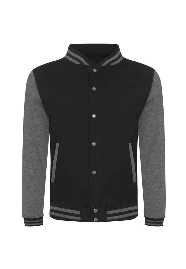 AWDIS - Męska Kurtka Varsity Heather. Kolor: wielokolorowy, niebieski, czarny