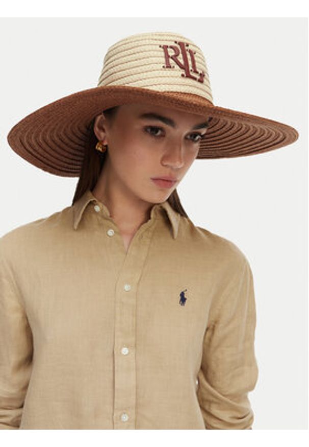 Lauren Ralph Lauren Kapelusz 454937146001 Brązowy. Kolor: brązowy