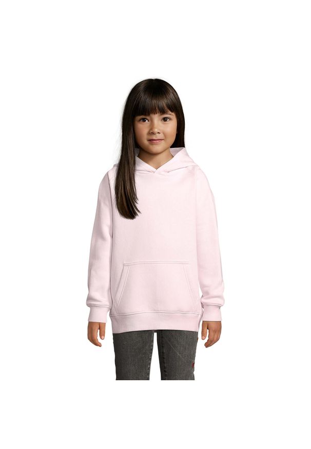 SOL'S - Bluza Dziecięca Stellar Hoodie. Kolor: różowy