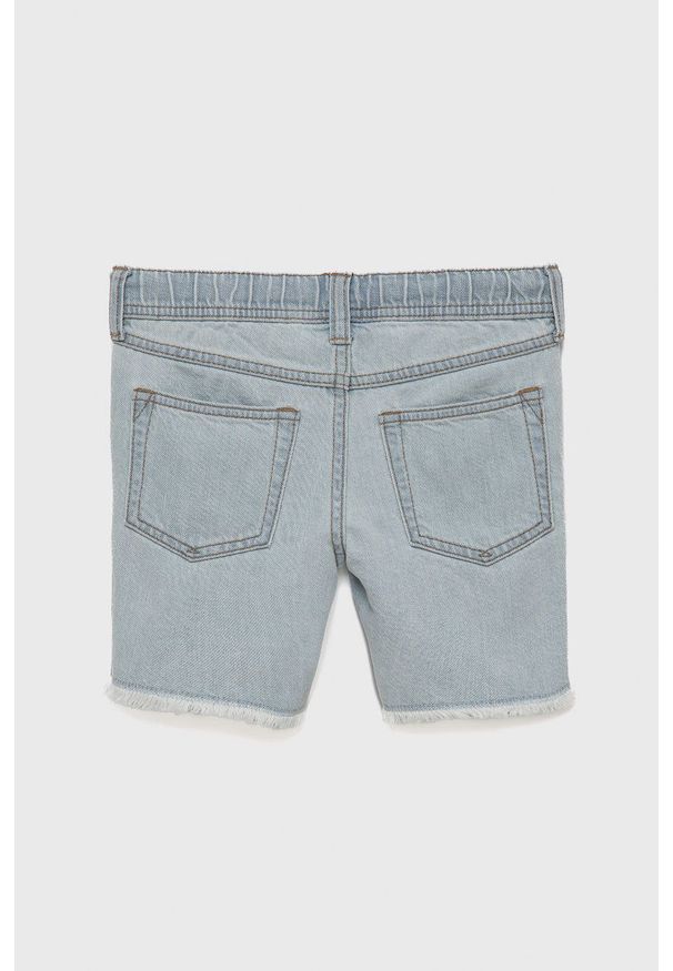 GAP szorty jeansowe dziecięce regulowana talia. Okazja: na co dzień. Kolor: niebieski. Materiał: jeans. Styl: casual