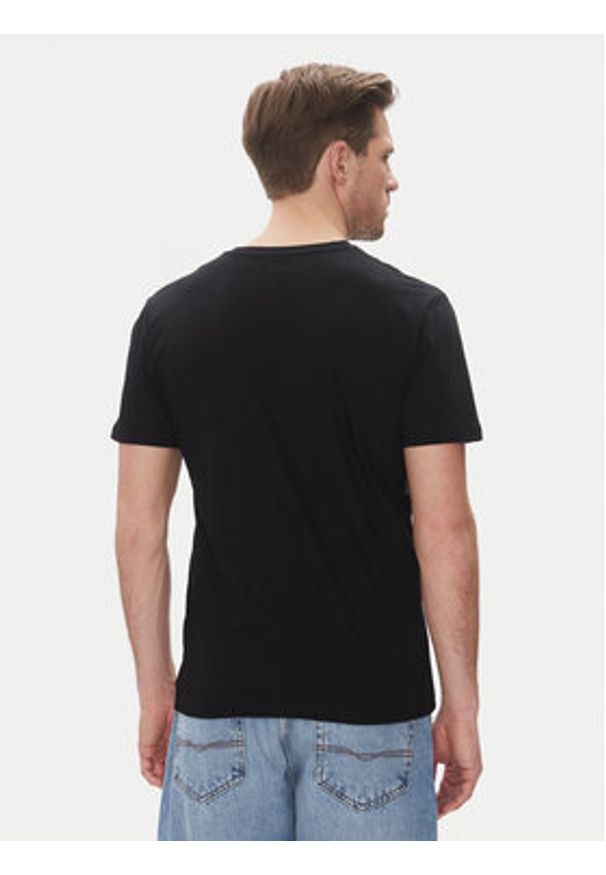 Lee T-Shirt Patch 112367186 Czarny Regular Fit. Kolor: czarny. Materiał: bawełna