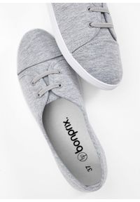 bonprix - Baleriny z ozdobnym sznurowaniem. Kolor: szary #3