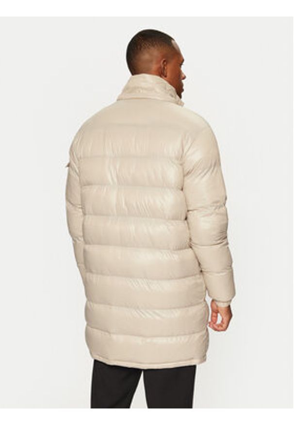 Brave Soul Kurtka zimowa MJK-JAREDLONGSTN Beżowy Regular Fit. Kolor: beżowy. Materiał: syntetyk. Sezon: zima