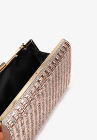 Born2be - Szampańska Torebka Chionon. Kolor: złoty. Styl: wizytowy, elegancki #3