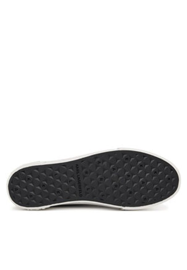 Karl Lagerfeld - KARL LAGERFELD Trampki Kampus Max KL60456 Czarny. Kolor: czarny. Materiał: skóra