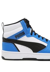 Puma Sneakersy Rebound V6 Mid Jr 393831 06 Biały. Kolor: biały. Materiał: skóra