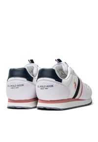 Sneakersy dziecięce białe U.S. Polo Assn. NOBIK003K/AYH1 WHT. Kolor: biały. Sezon: lato, jesień