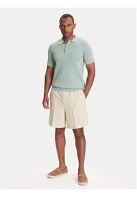Mustang Szorty materiałowe Linen 1016459 Écru Loose Fit. Materiał: bawełna #8