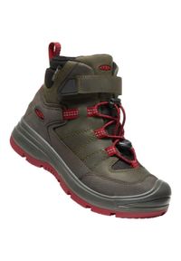 keen - Buty trekkingowe dla dzieci Keen Redwood Mid WP. Okazja: na co dzień. Kolor: szary. Sport: turystyka piesza