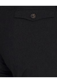 CAPPELLINI - Czarne spodnie z mankietem. Kolor: czarny. Materiał: materiał. Sezon: jesień #3