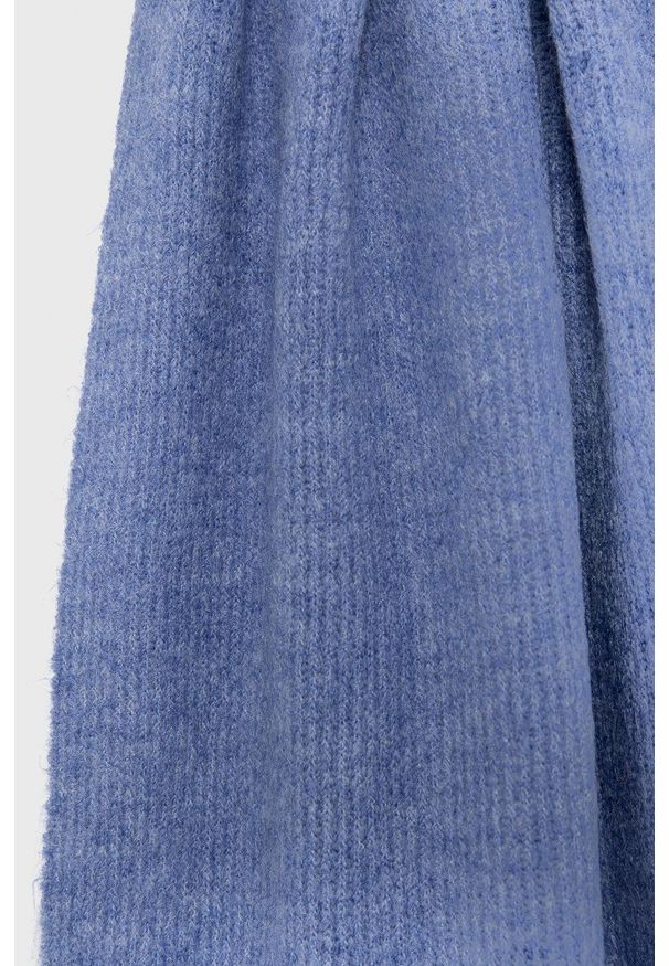 Vero Moda Szalik damski gładki. Kolor: fioletowy. Materiał: dzianina. Wzór: gładki