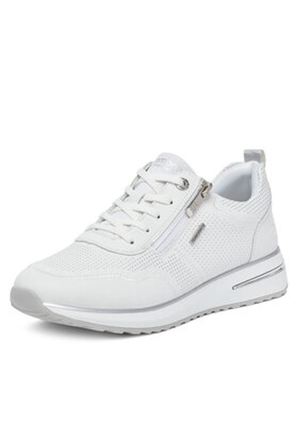 Remonte Sneakersy D1G09-80 Biały. Kolor: biały. Materiał: syntetyk, materiał