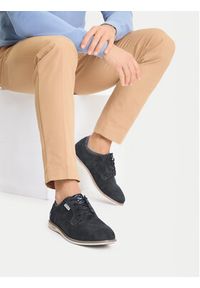 Beverly Hills Polo Club Półbuty CEO-PASSERO-01 MBS Granatowy. Kolor: niebieski. Materiał: skóra #8