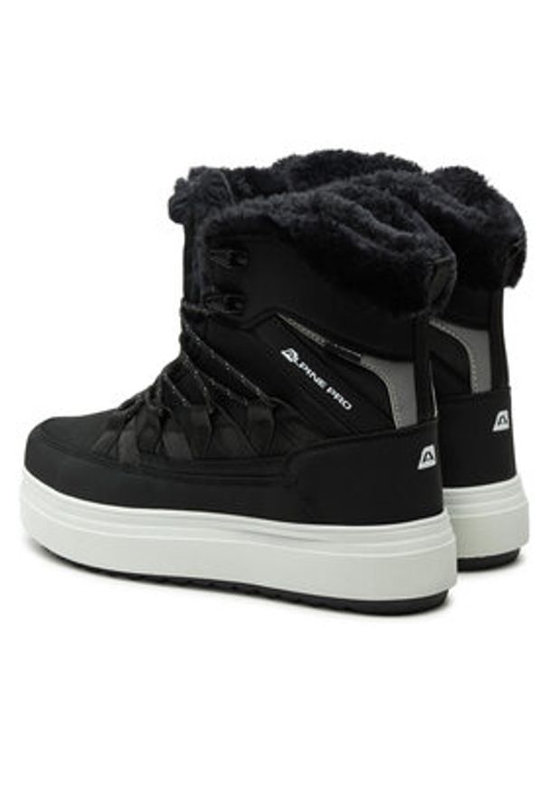 ALPINE PRO Śniegowce Ikeda LBTD537990 Czarny. Kolor: czarny. Materiał: materiał