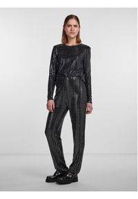 Pieces Spodnie materiałowe 17143896 Czarny Straight Fit. Kolor: czarny. Materiał: syntetyk #4