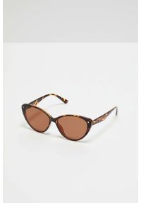 MOODO - Okulary przeciwsłoneczne kocie brązowe. Kolor: brązowy #1