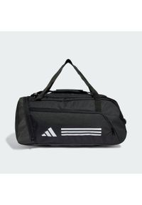 Adidas - Torba Essentials 3-Stripes Duffel Small. Kolor: wielokolorowy, czarny, biały. Materiał: materiał