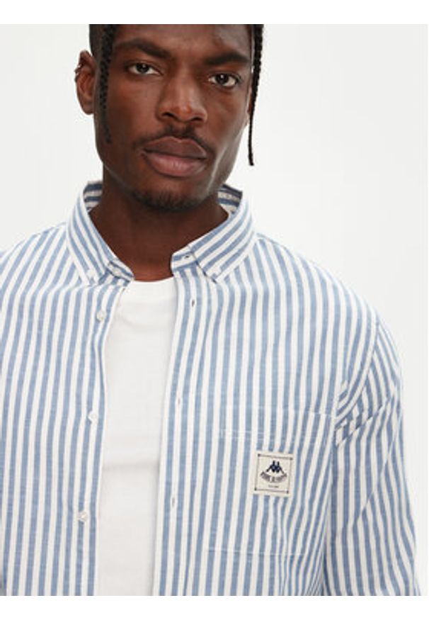 Robe di Kappa Koszula Nuno 63128NW Niebieski Regular Fit. Kolor: niebieski. Materiał: bawełna