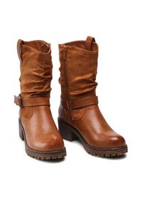Clara Barson Botki WS1128-46 Brązowy. Kolor: brązowy. Materiał: skóra #4