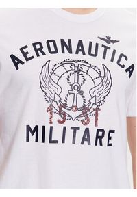 Aeronautica Militare T-Shirt 231TS2095J597 Biały Regular Fit. Kolor: biały. Materiał: bawełna #3