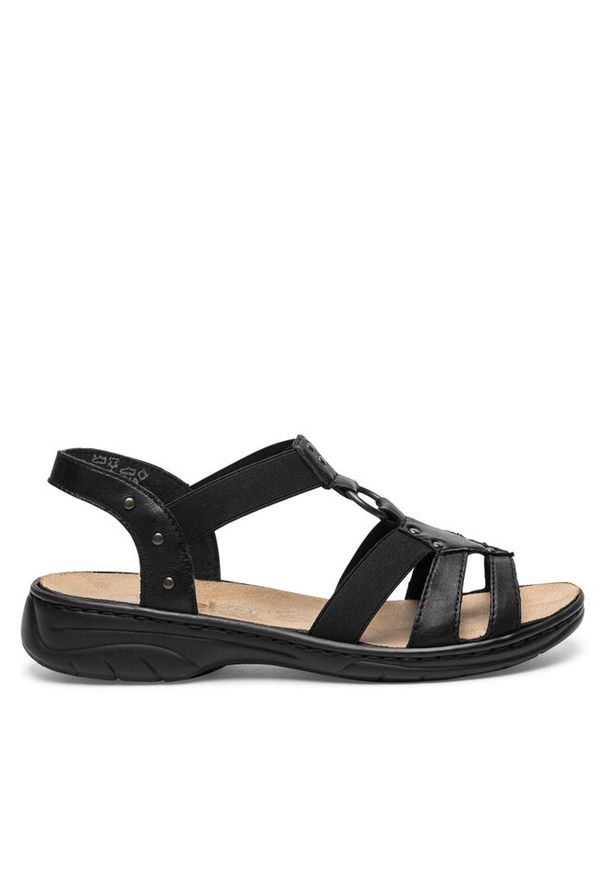 Sandały Rieker. Kolor: czarny