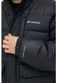 columbia - Columbia kurtka męska kolor czarny zimowa. Kolor: czarny. Materiał: poliester. Długość: długie. Sezon: zima #5