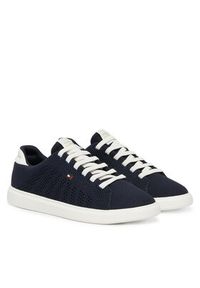 TOMMY HILFIGER - Tommy Hilfiger Sneakersy Th Icon Light Knit Sneaker FW0FW09401 Czarny. Kolor: czarny. Materiał: materiał #3