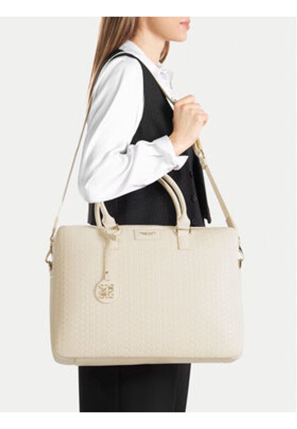 Nine West Torba na laptopa LDA7742 Beżowy. Kolor: beżowy