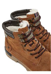 Mustang Trapery 4142-602 Brązowy. Kolor: brązowy. Materiał: skóra #4