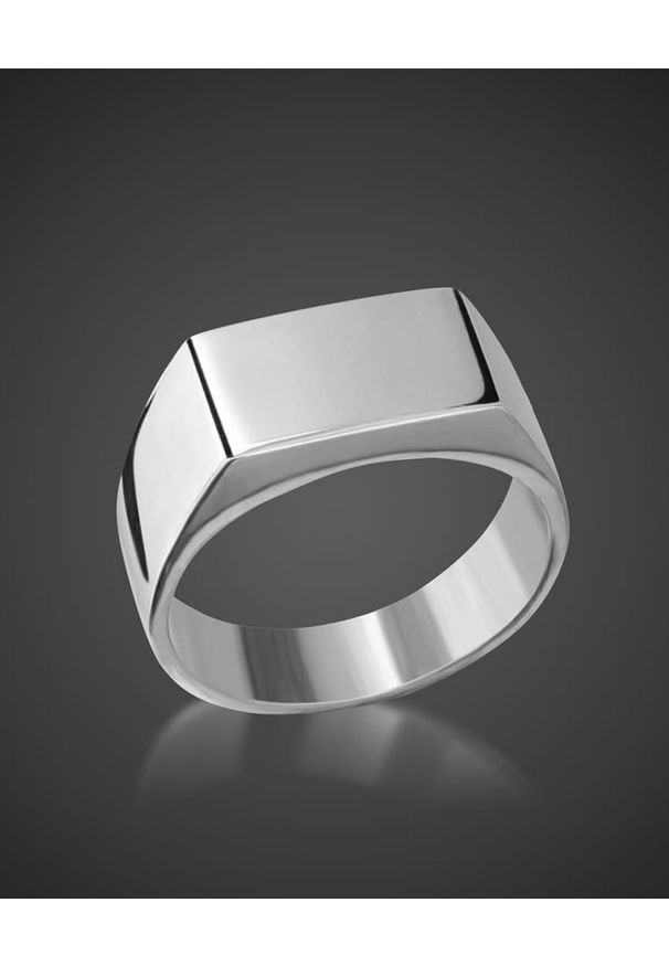 SIN BY MANNEI - Srebrny pierścionek Signature. Materiał: srebrne. Kolor: srebrny