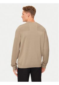 BOSS Sweter Momentum-X_Cn 50498559 Beżowy Regular Fit. Kolor: beżowy. Materiał: syntetyk #3