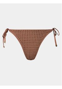 Guess Dół od bikini E4GO06 KC5Z0 Brązowy. Kolor: brązowy. Materiał: syntetyk