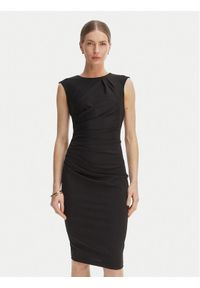 Rinascimento Sukienka koktajlowa CFC0127683003 Czarny Slim Fit. Kolor: czarny. Materiał: syntetyk. Styl: wizytowy #1