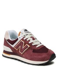 New Balance Sneakersy U574MO2 Czerwony. Kolor: czerwony. Materiał: zamsz, skóra. Model: New Balance 574 #6