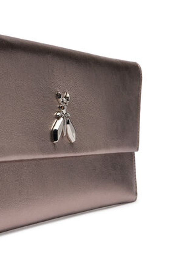 Patrizia Pepe Torebka CB5460/L041-S765 Srebrny. Kolor: srebrny. Materiał: skórzane